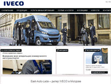 Tablet Screenshot of iveco.md