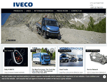 Tablet Screenshot of iveco.com.cy